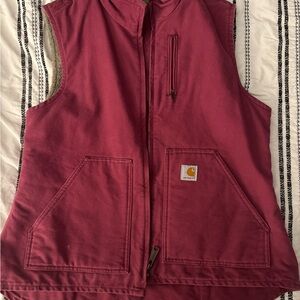 Carhartt Women's Dark Pink Work Vest